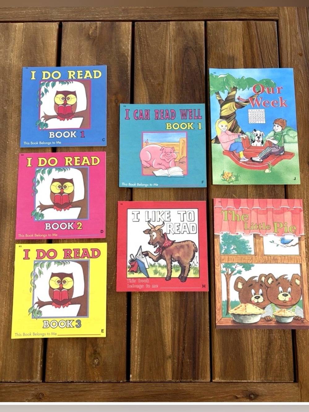 Abeka Readers K5 Kindergarten I Can Read I Like To Read Our Week Lot 7 Vtg
